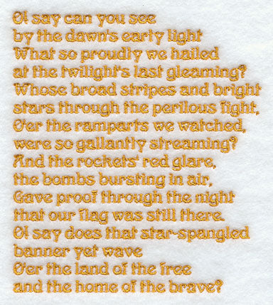 United States National Anthem