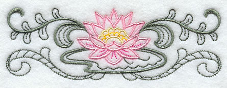 Water Lily Border (Vintage)
