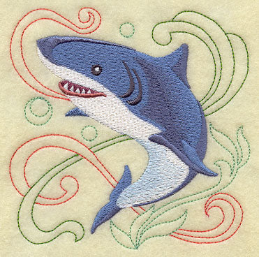 Shark Under the Sea Square
