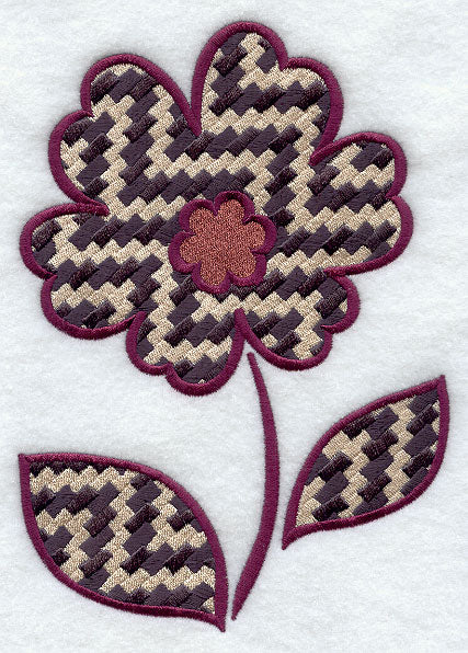 Daring Herringbone Flower