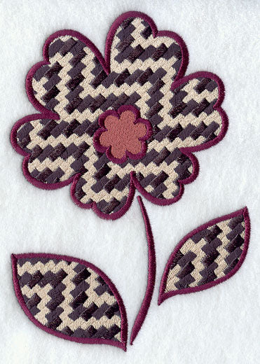 Daring Herringbone Flower