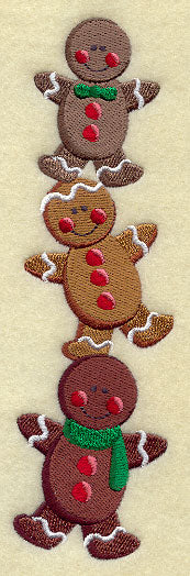Holly Jolly Gingerbread Stack