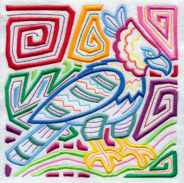 Mola Harpy Eagle Square