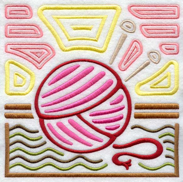 Mola Knitting Square