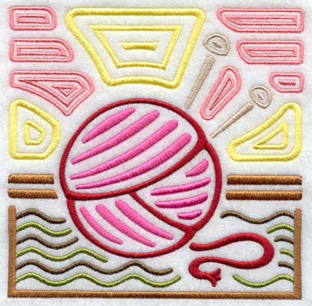 Mola Knitting Square