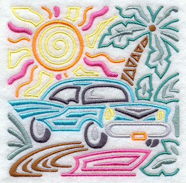 Mola Classic Car Square