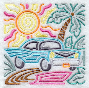 Mola Classic Car Square