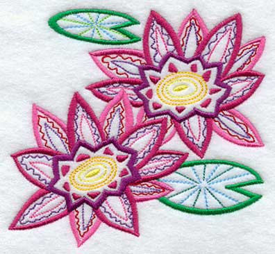 Mola Panama Pacific Water Lily