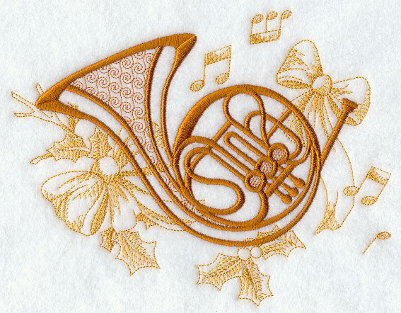 French Horn and Music Echo