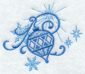 Christmas Ornament and Snowflakes Echo