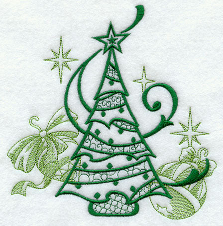 Christmas Tree and Ornaments Echo