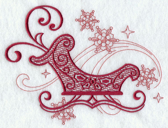 Sleigh and Snowflakes Echo