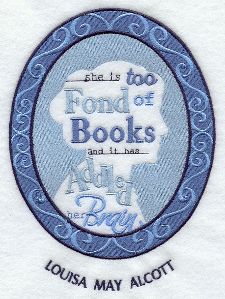 Louisa May Alcott Cameo Silhouette