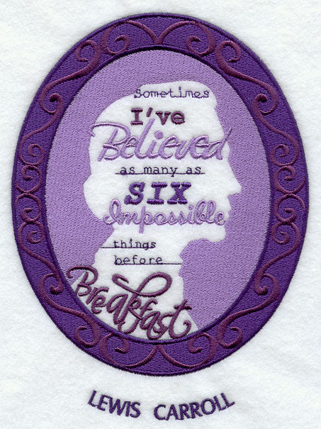 Lewis Carrol Cameo Silhouette