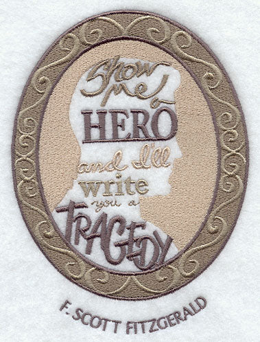 F. Scott Fitzgerald Cameo Silhouette