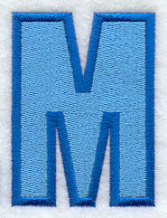 Collegiate Letter M (5 Inch)