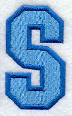 Collegiate Letter S (5 Inch)