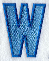 Collegiate Letter W (5 Inch)
