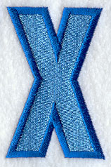 Collegiate Letter X (5 Inch)