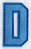 Collegiate Letter D (5 Inch)