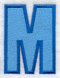 Collegiate Letter M (5 Inch)