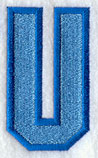 Collegiate Letter U (5 Inch)