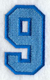 Collegiate Number 9 (5 Inch)