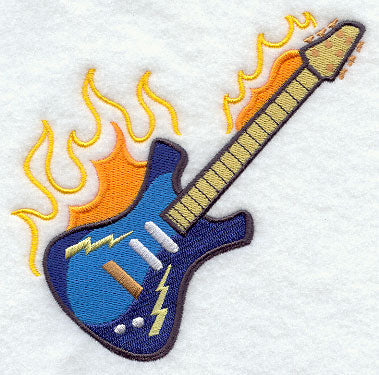 Rockin' Music - Guitar and Flames