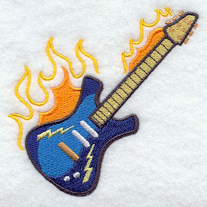 Rockin' Music - Guitar and Flames