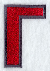 Collegiate Letter Gamma (5 Inch)