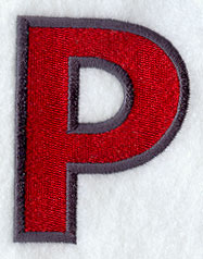 Collegiate Letter Rho (5 Inch)