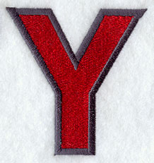 Collegiate Letter Upsilon (5 Inch)