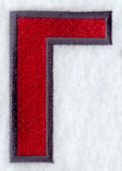 Collegiate Letter Gamma (5 Inch)