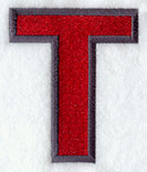 Collegiate Letter Tau (5 Inch)