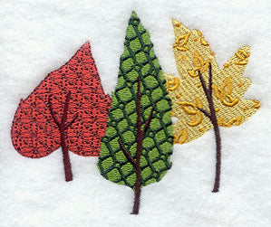 Kaleidoscope Autumn Leaf Trio 1