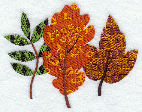 Kaleidoscope Autumn Leaf Trio 2