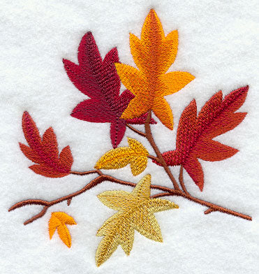 Brilliant Autumn Branches Corner