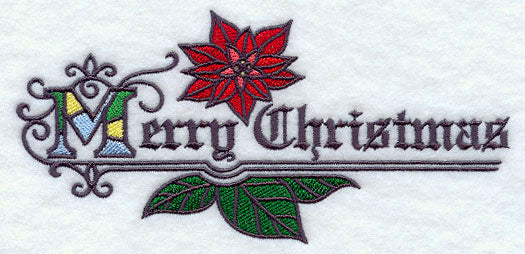 Stained Glass Merry Christmas