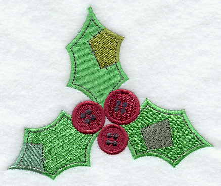 Button-Down Christmas Holly