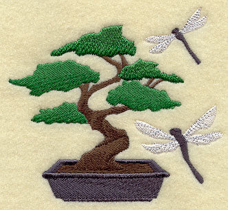 Bonsai with Dragonflies