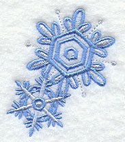 White Christmas Snowflakes I