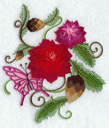 Feliz Flutterby Dahlia and Pine