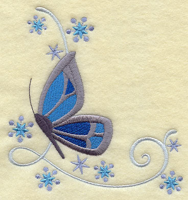 Feliz Flutterby Wintry Rose Corner