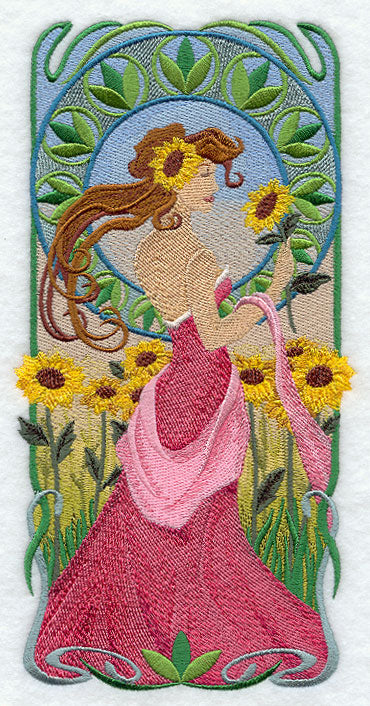 Art Nouveau Spirits of the Season - Summer