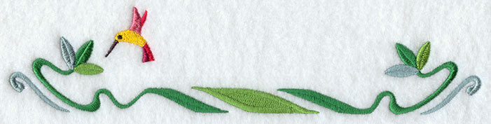 Four Seasons Nouveau Border - Summer Hummingbird