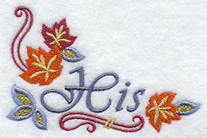 Autumn Leaves and Filigree - His