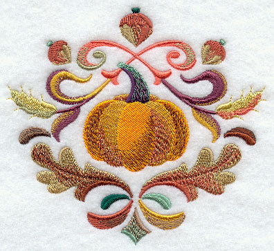 Fall into Color Pumpkin Circle