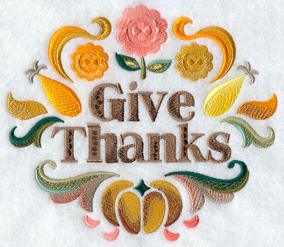 Fall into Color Give Thanks Circle