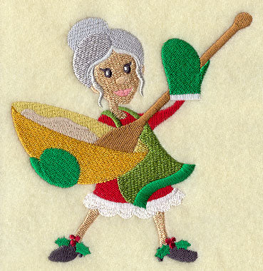 Mrs. Claus in the Kitchen