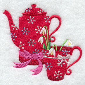 Snowflakes and Flowers Tea Party